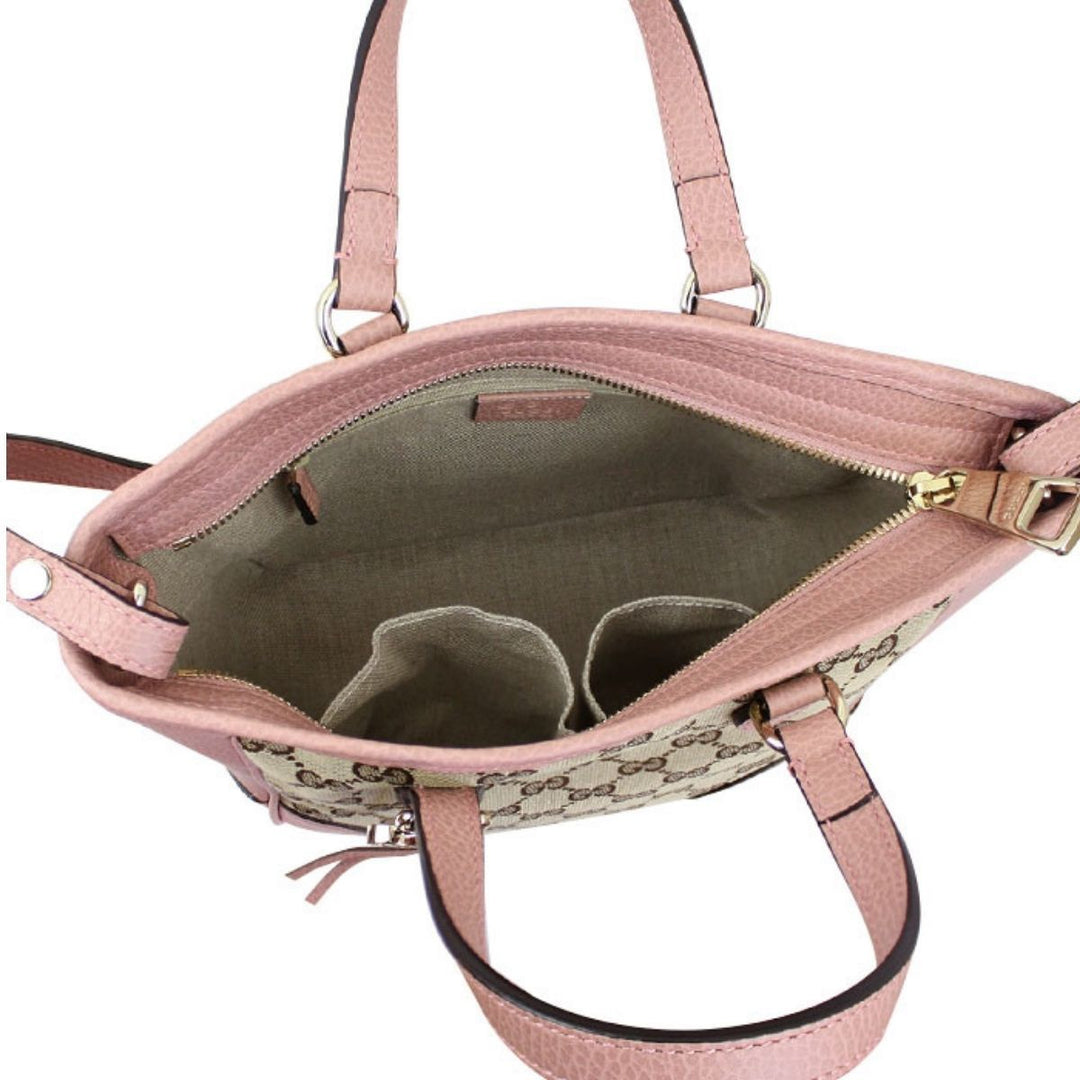 Pink GG Canvas Small Bree Tote
