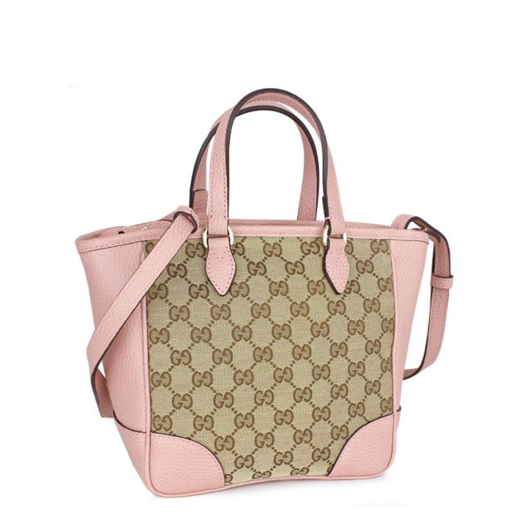 Pink GG Canvas Small Bree Tote