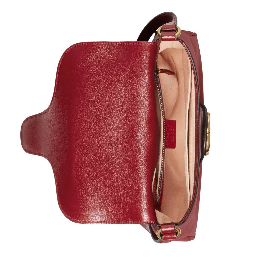 Small Messenger with Double GG Bag in Red