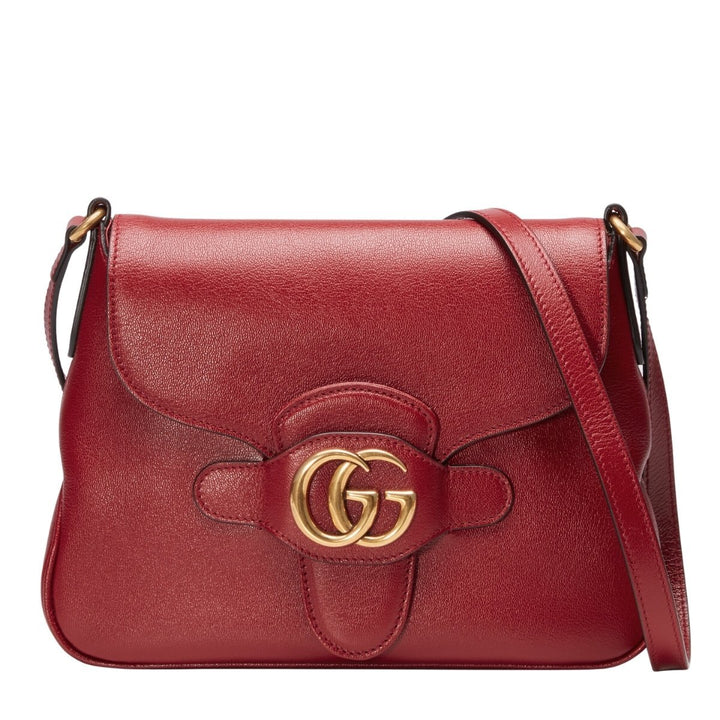 Gucci-Small Messenger with Double GG Bag in Red - Runway Catalog