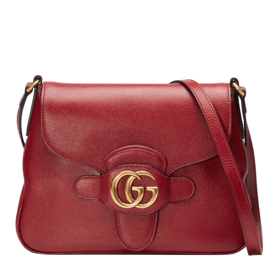 Gucci-Small Messenger with Double GG Bag in Red - Runway Catalog