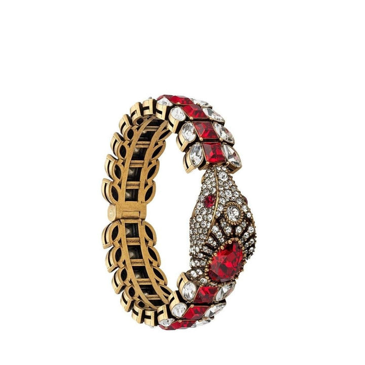 Snake Motif Crystal-embellished Bracelet