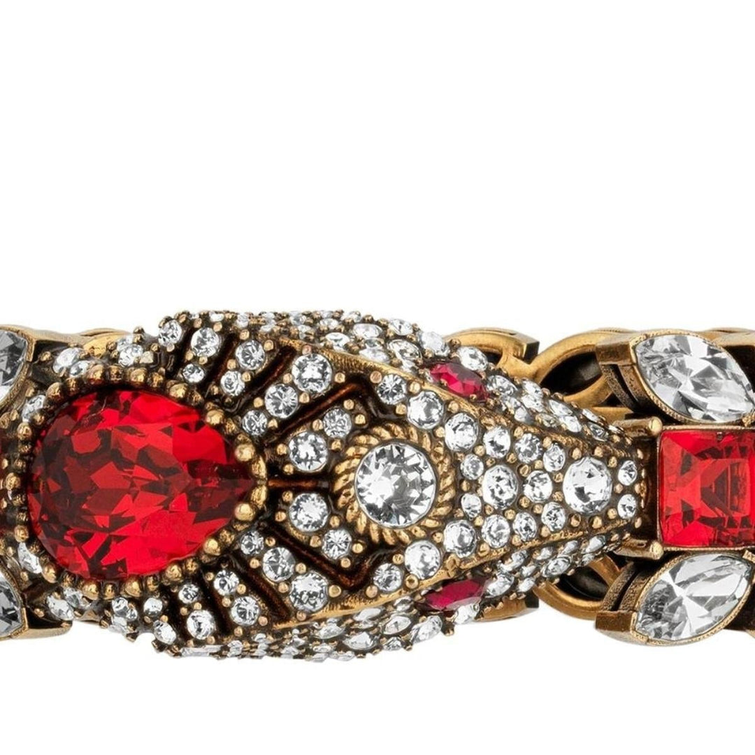 Snake Motif Crystal-embellished Bracelet