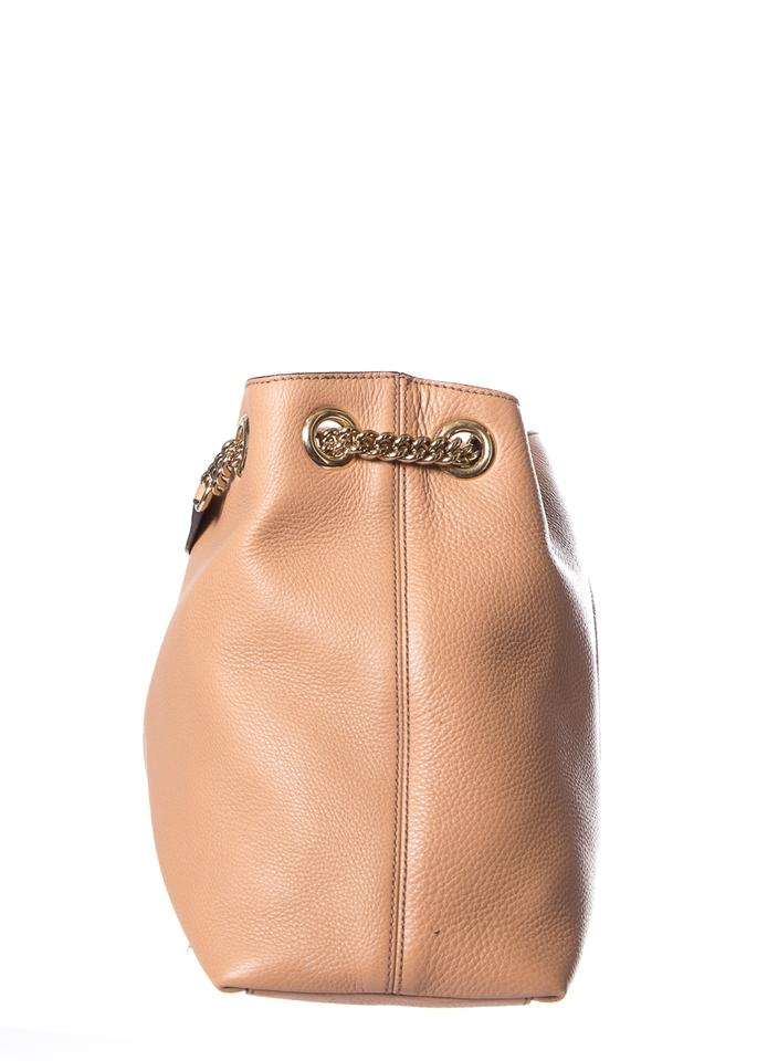 G*G Soho Beige Leather Tote