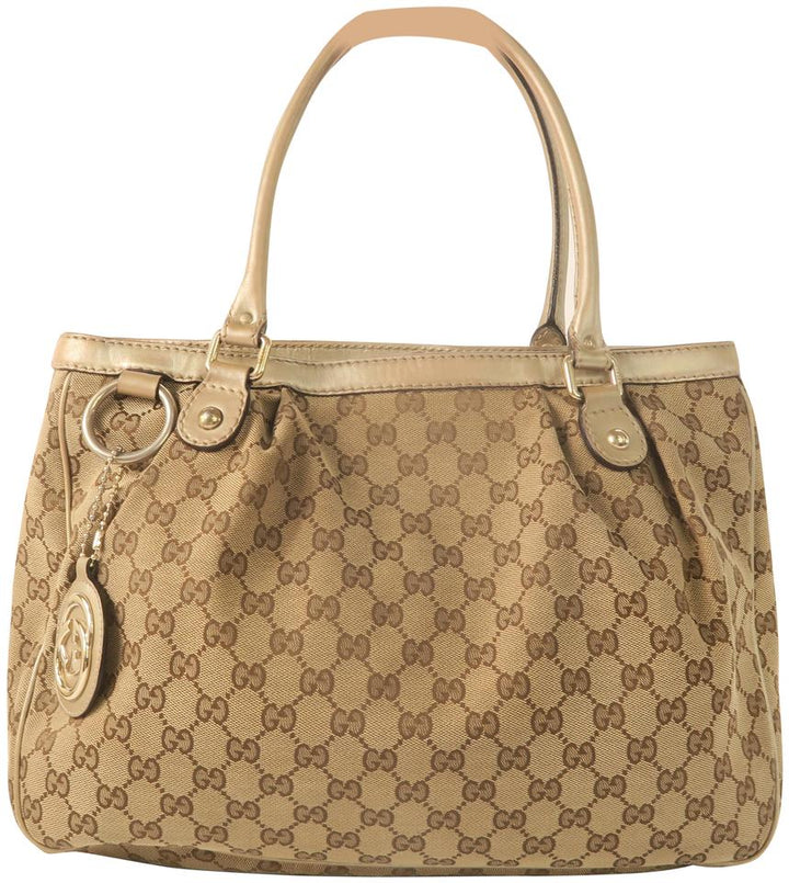 G*G Sukey Grey Canvas Tote