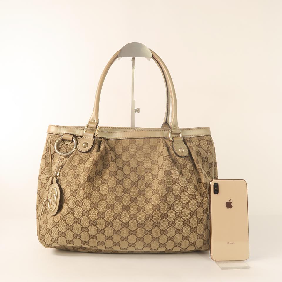 G*G Sukey Grey Canvas Tote