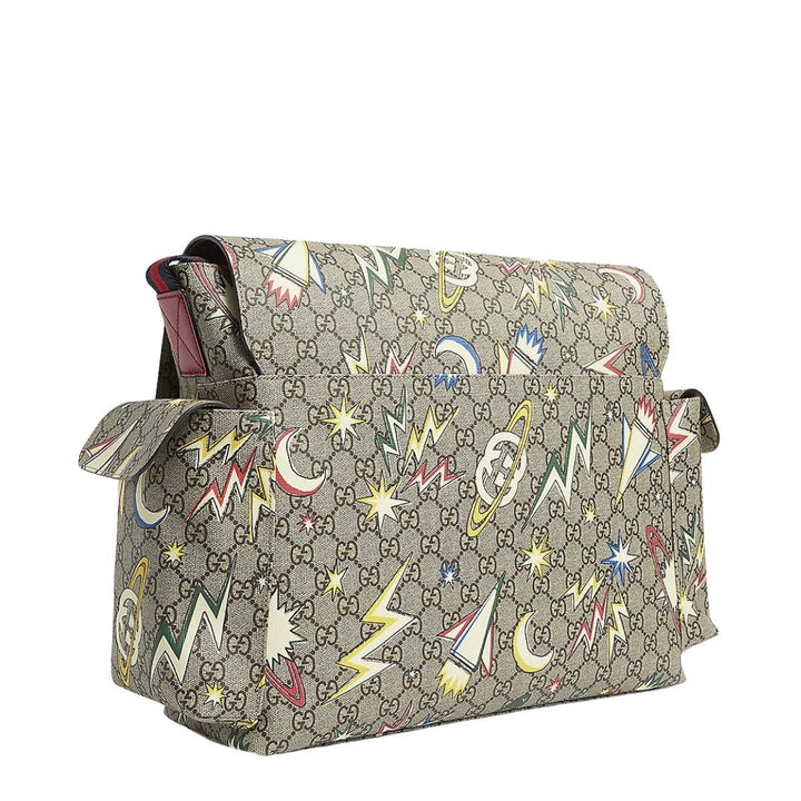 Supreme Space-print Canvas Baby Changing Bag