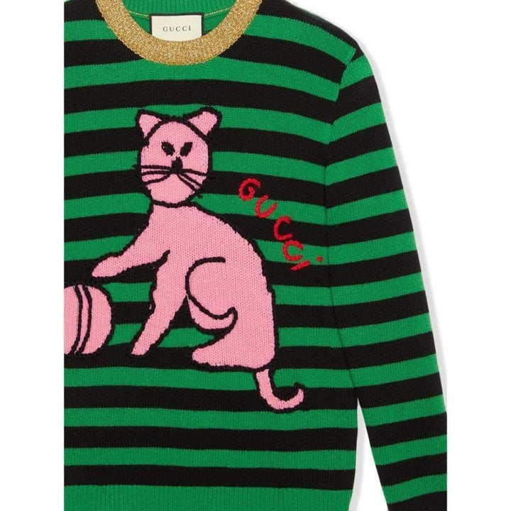 Sweater with Cat and Baseball