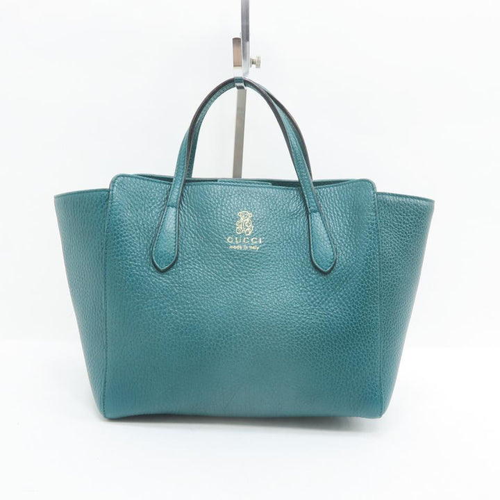 G*G Swing Mini Green Calfskin Tote