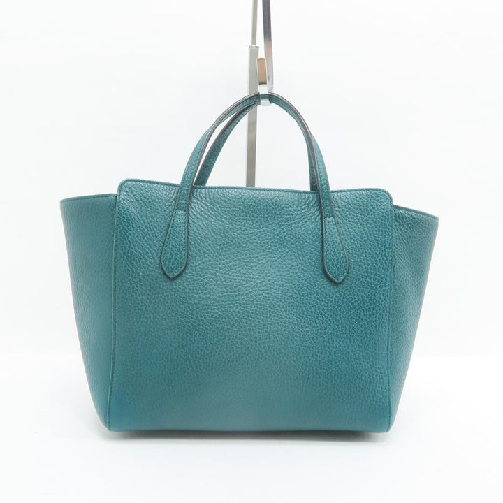G*G Swing Mini Green Calfskin Tote
