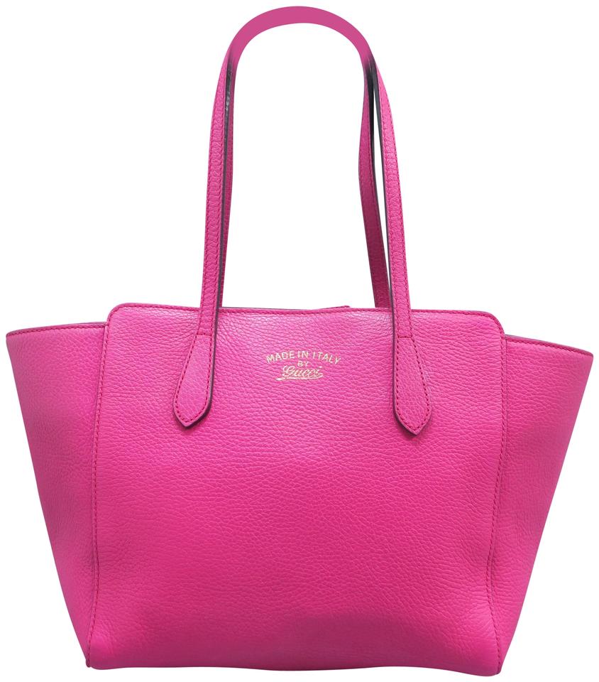 G*G Swing Small Maroon Calfskin Tote
