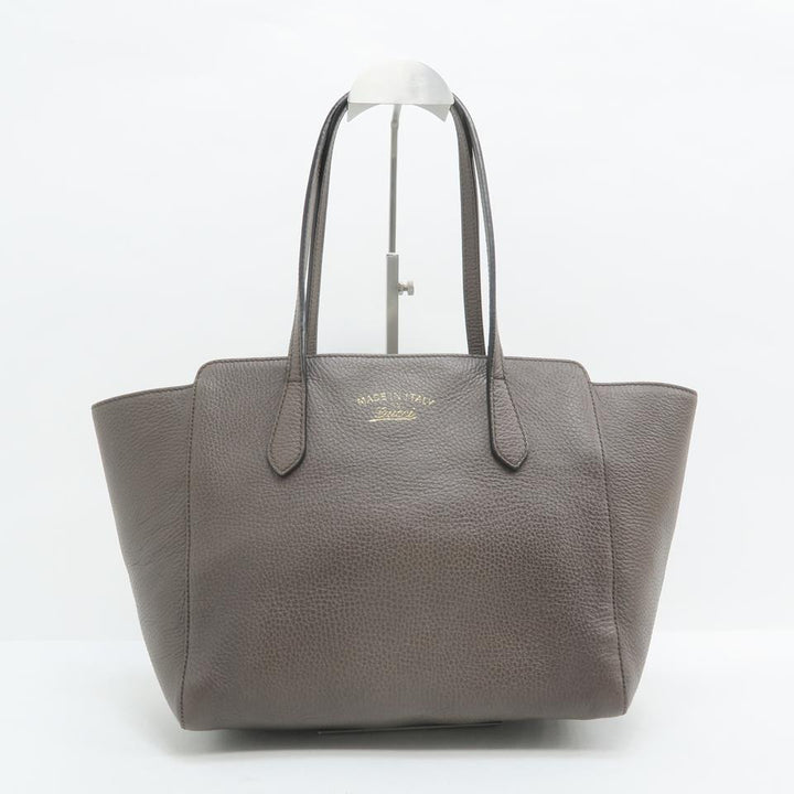 G*G Swing Small Taupe Calfskin Tote