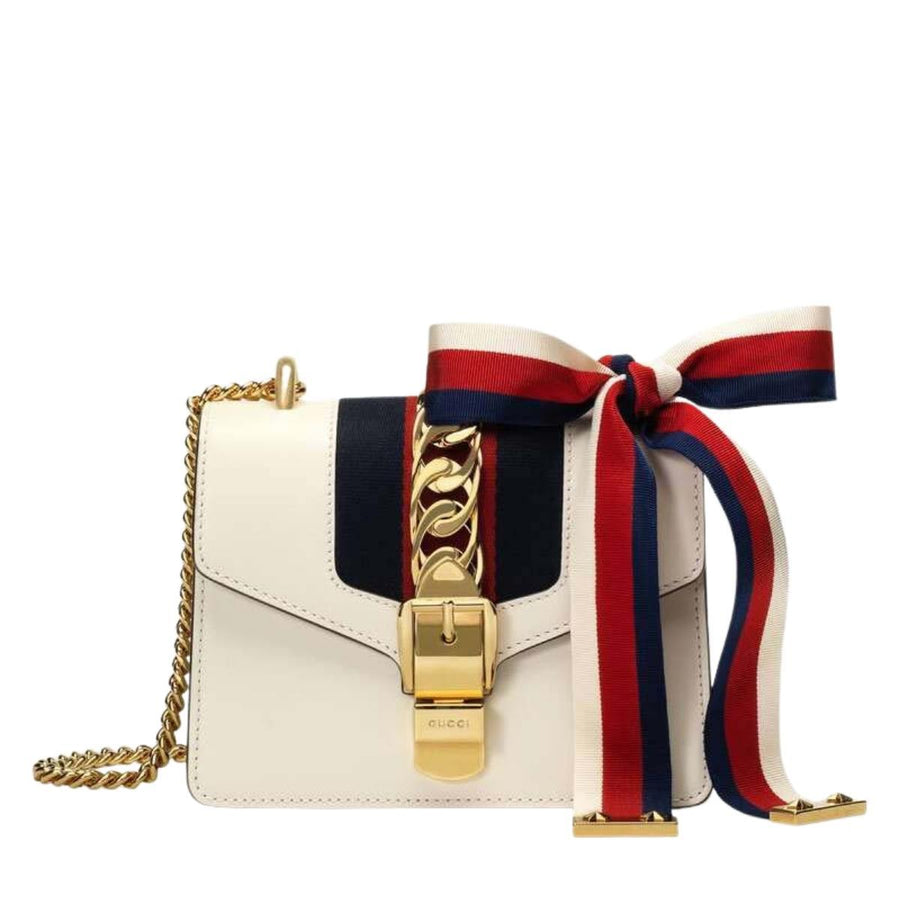 Gucci-Sylvie Leather Mini Chain Bag - Runway Catalog