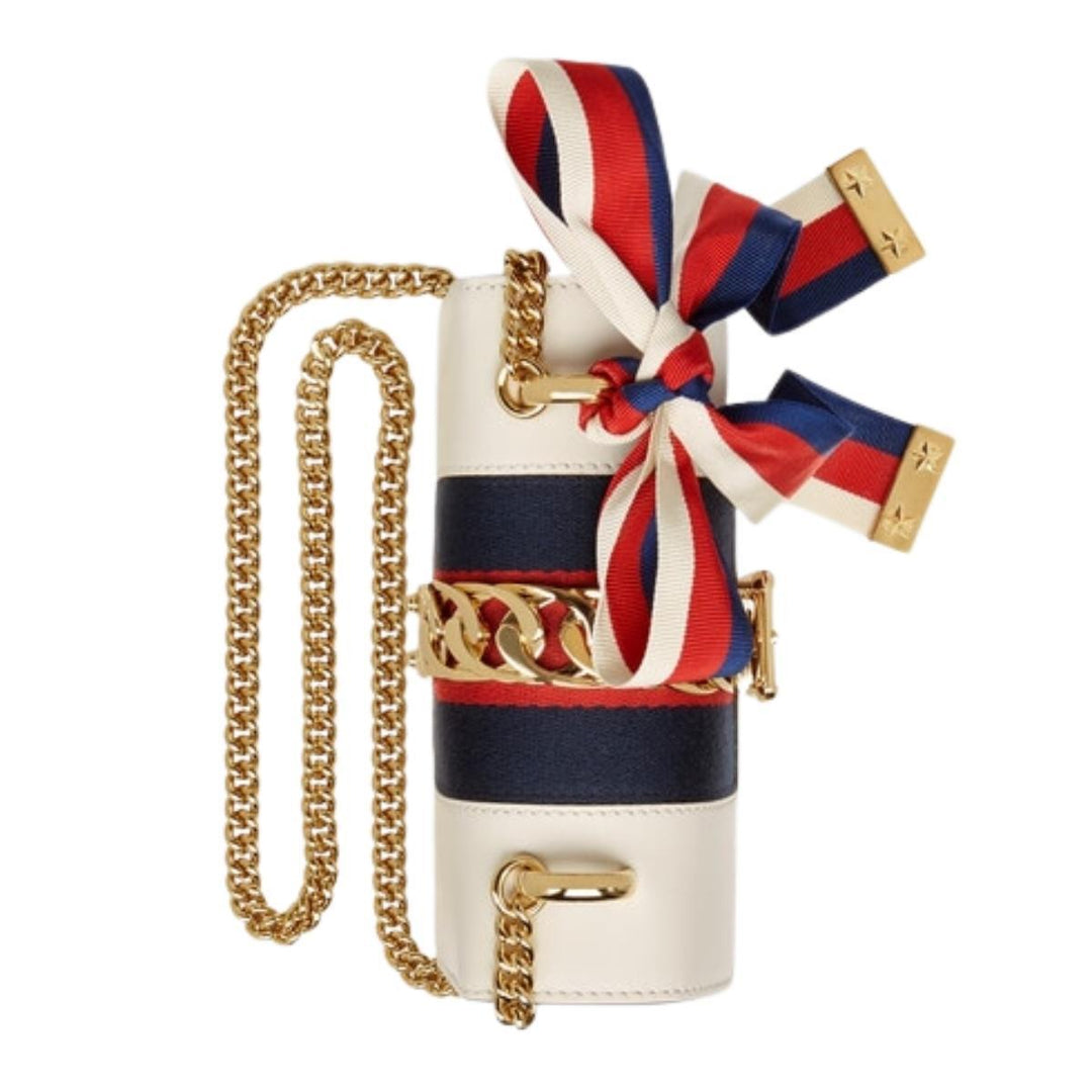Sylvie Leather Mini Chain Bag