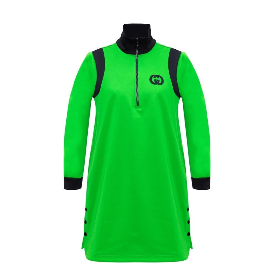 Gucci-Technical Jersey Interlocking G Logo Dress - Runway Catalog