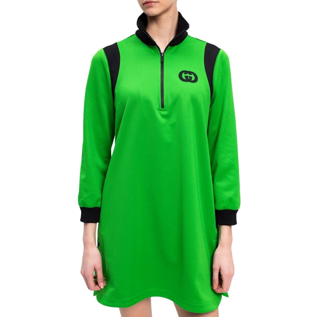 Technical Jersey Interlocking G Logo Dress