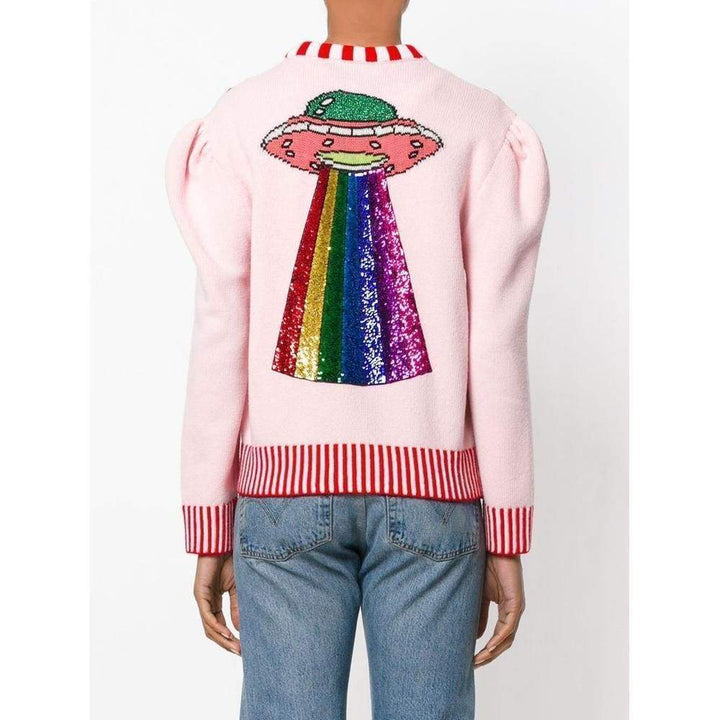 Tiger Intarsia Wool Sweater
