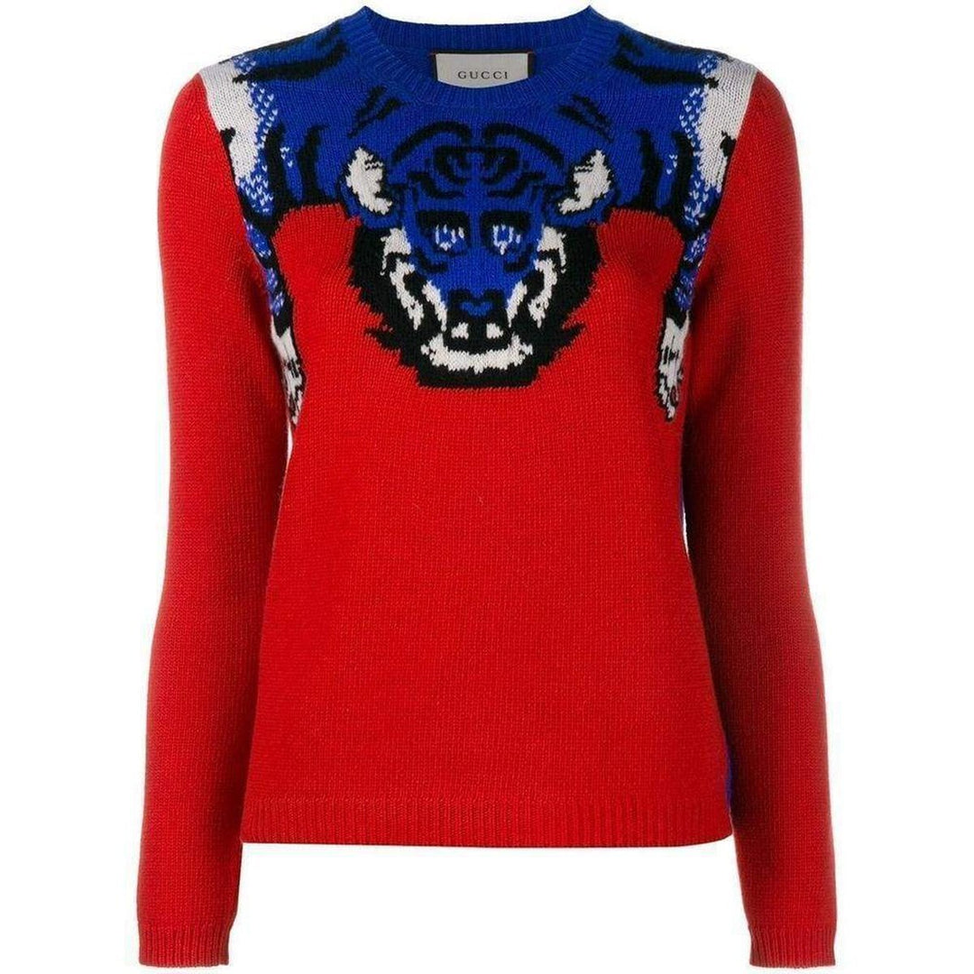 Gucci-Tiger Knit Sweater Jumper - Runway Catalog