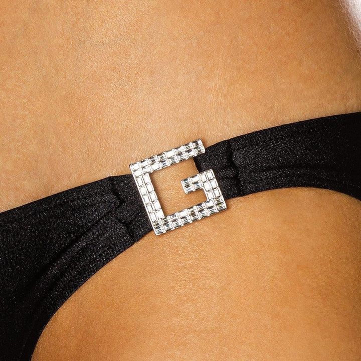 Two-piece Rhinestone G Nylon Bikini