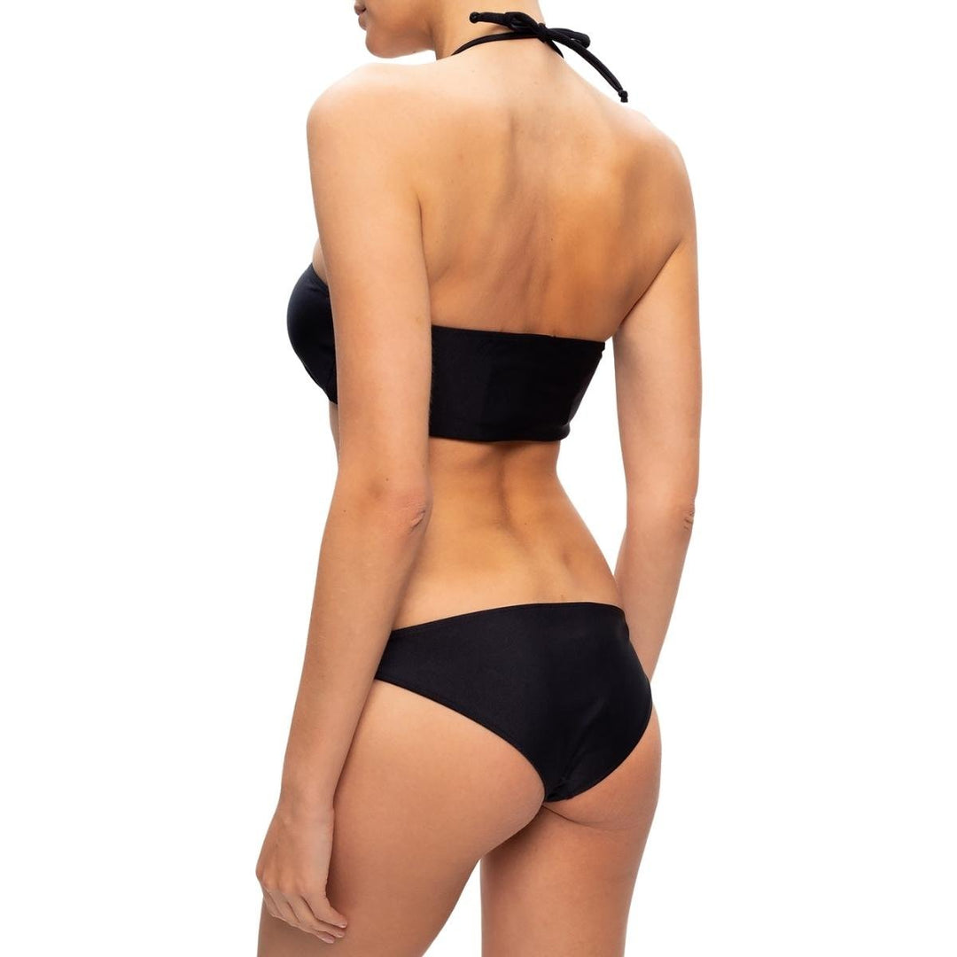 Two-piece Rhinestone G Nylon Bikini