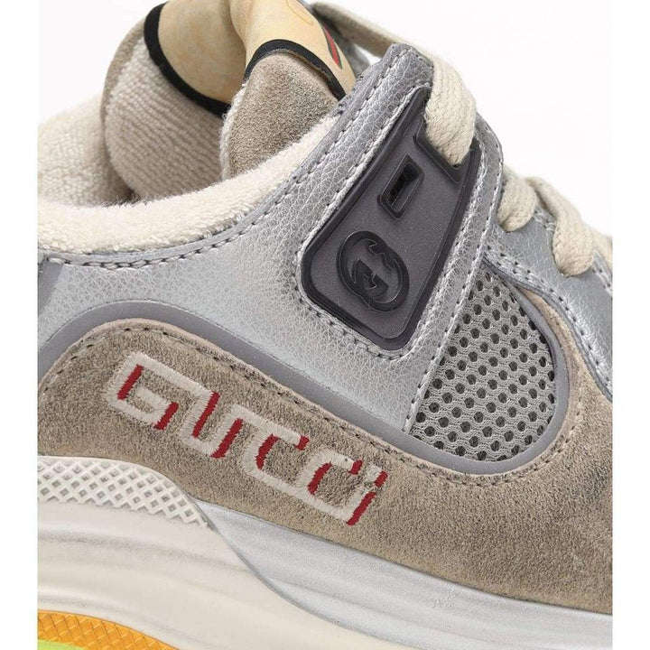 Ultrapace Metallic Leather Distressed Suede Sneakers