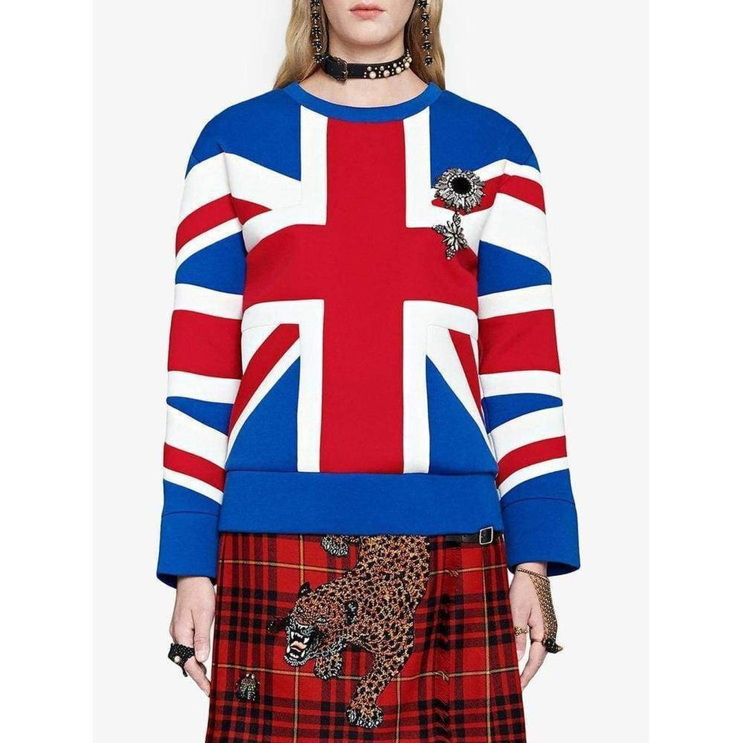 Union Jack Jersey Sweatshirt