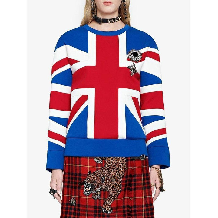 Union Jack Jersey Sweatshirt