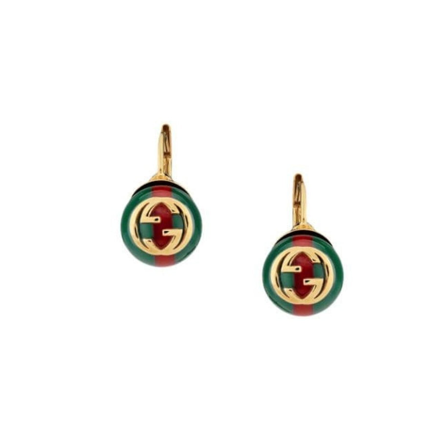 Gucci-Vintage Web Earrings - Runway Catalog