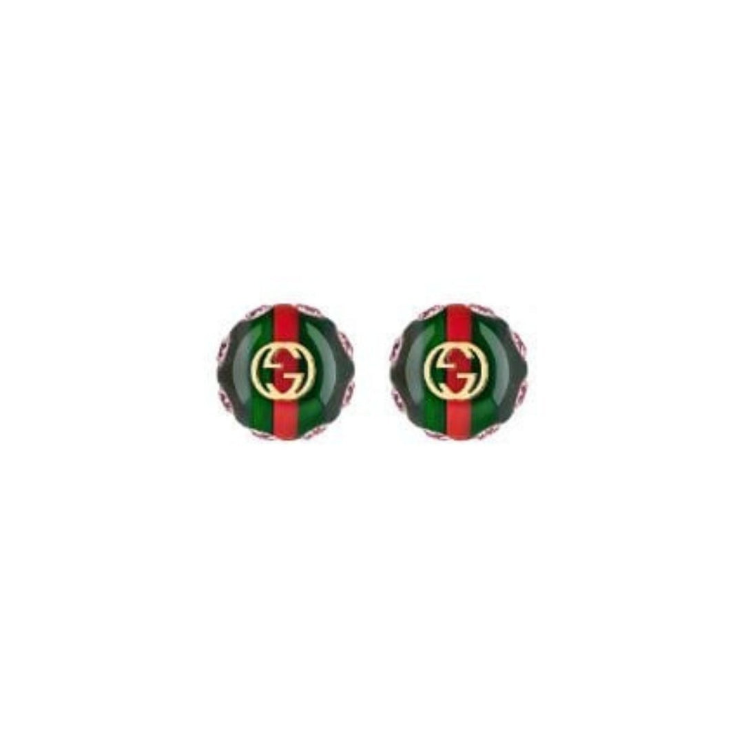 Gucci-Vintage Web Earrings - Runway Catalog