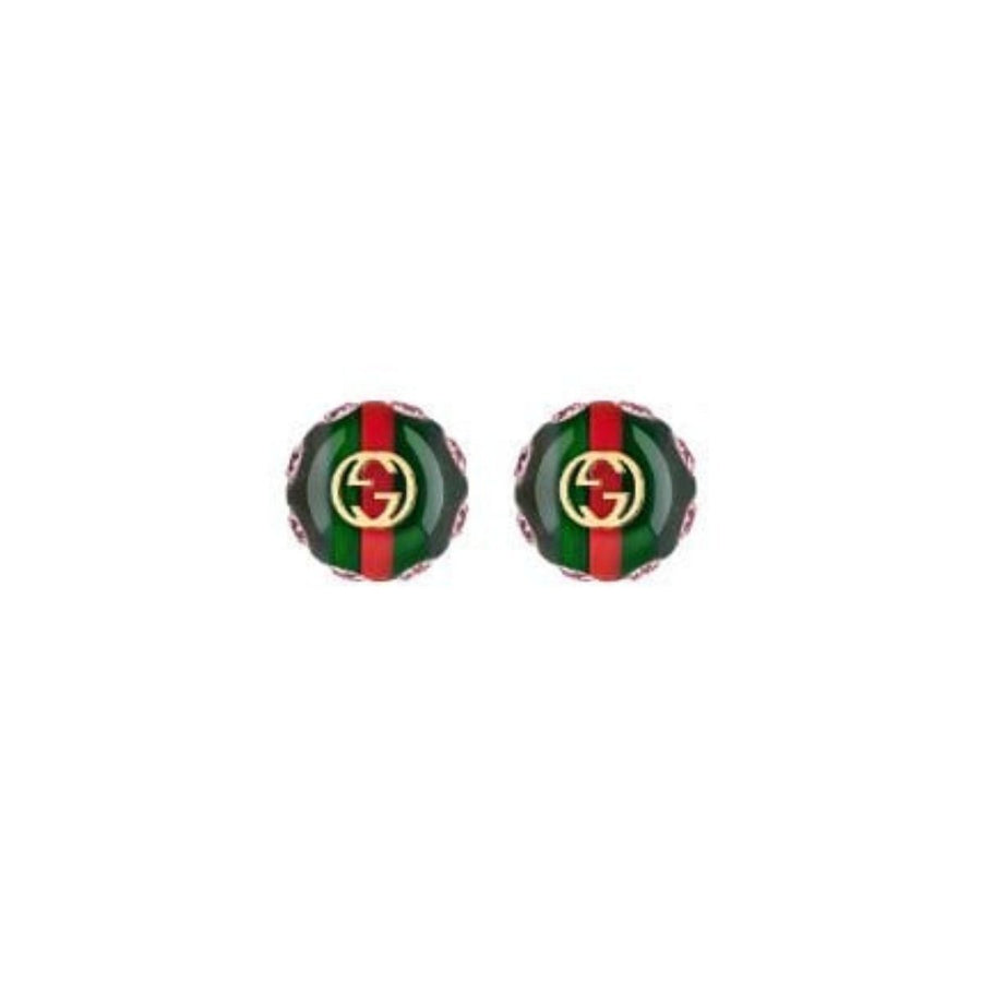 Gucci-Vintage Web Earrings - Runway Catalog