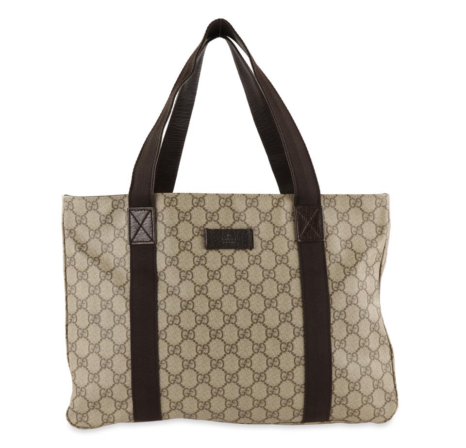 G*G Webby GG Supreme Bag Brown Pvc Tote