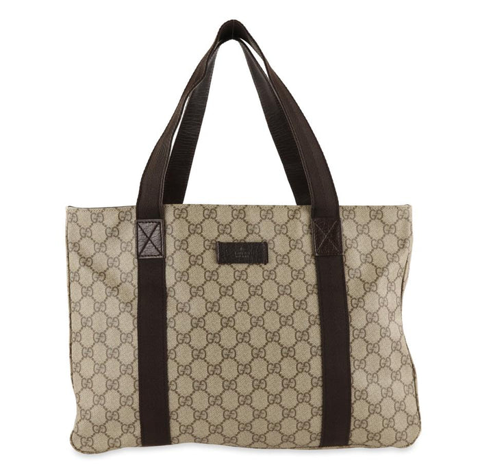 G*G Webby GG Supreme Bag Brown Pvc Tote