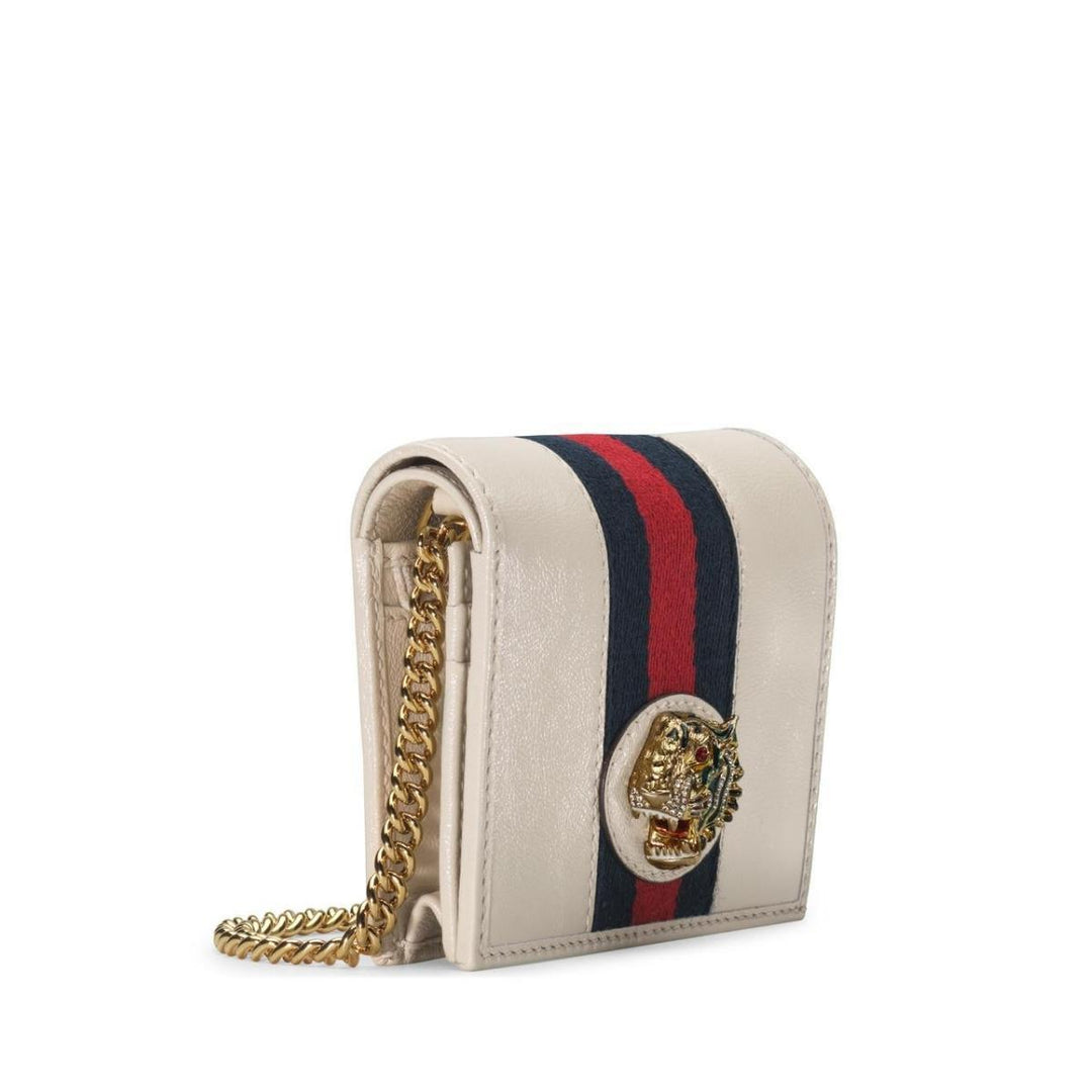 White Rajah Chain Card Case Wallet