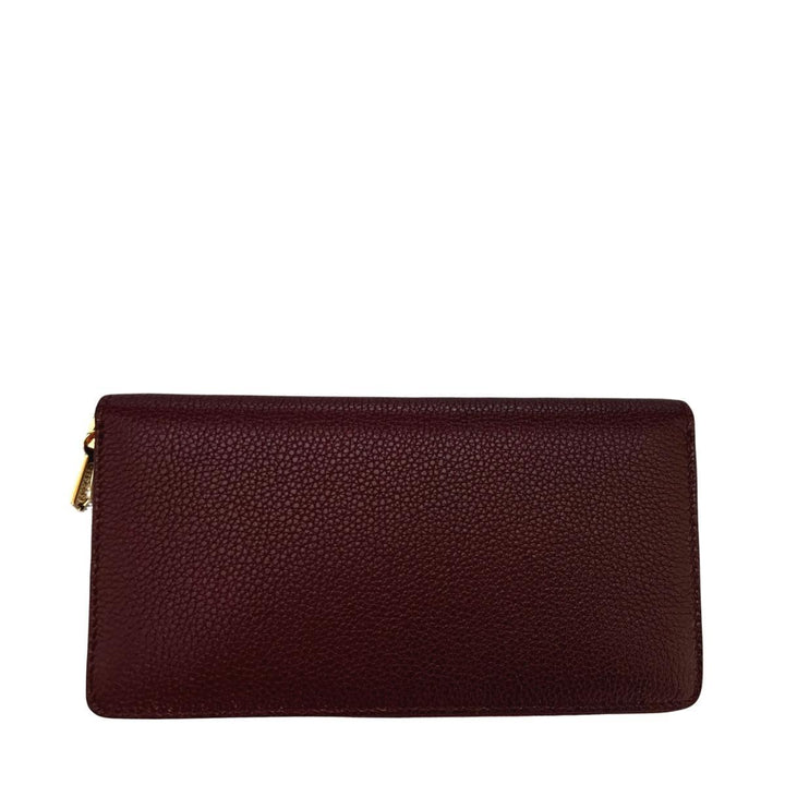 Zumi Burgundy Zip Around Wallet
