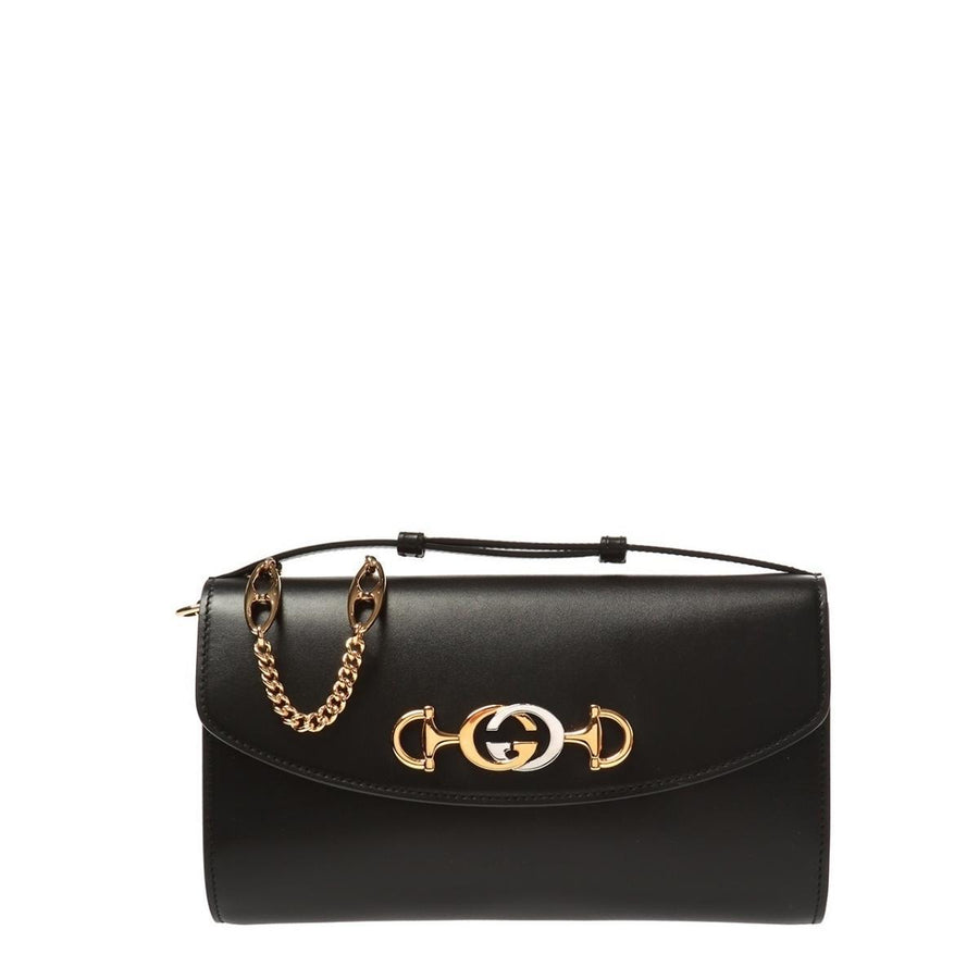 Gucci-Zumi Smooth Leather Small Shoulder Bag - Runway Catalog