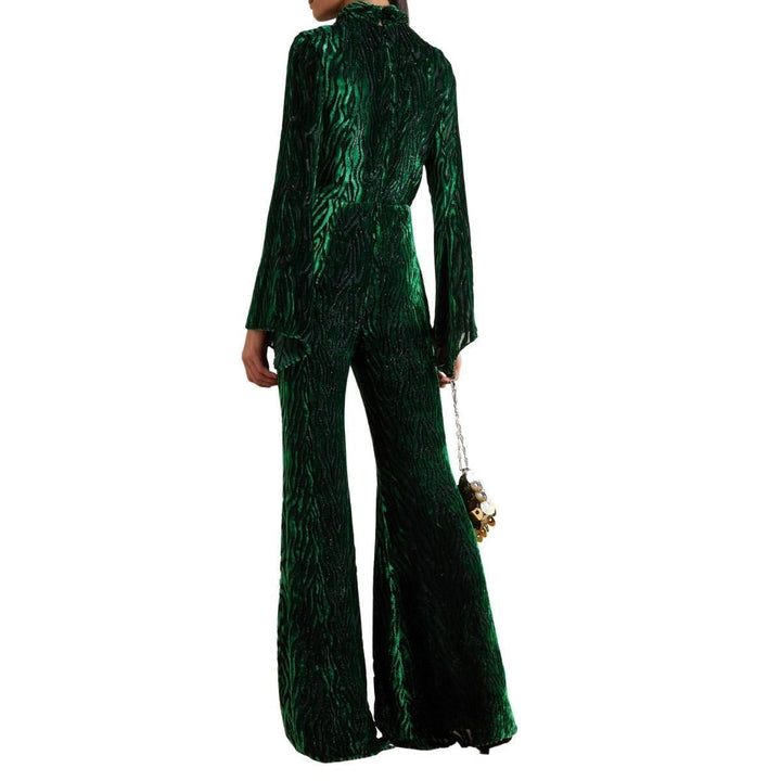 Velvet Animalia Classic Polo Neck Jumpsuit