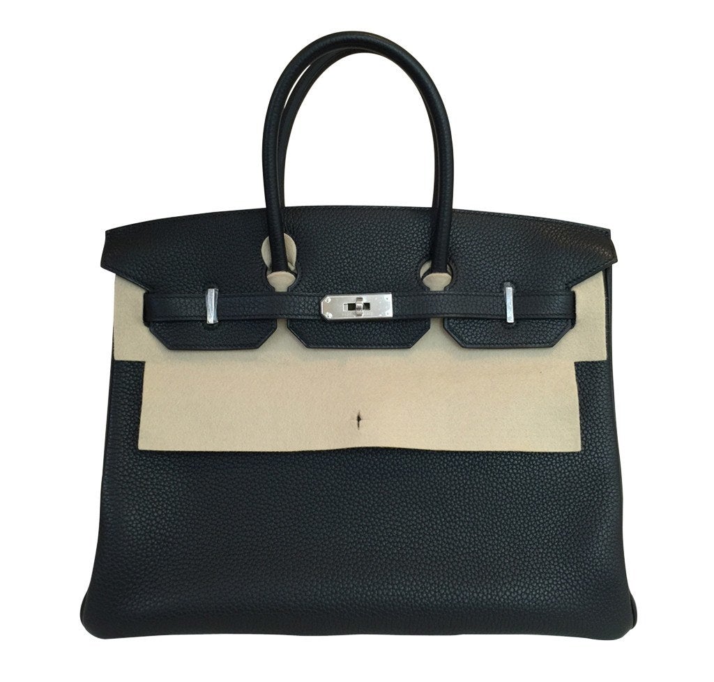 Hermès Birkin 35 Black Togo Bag PHW