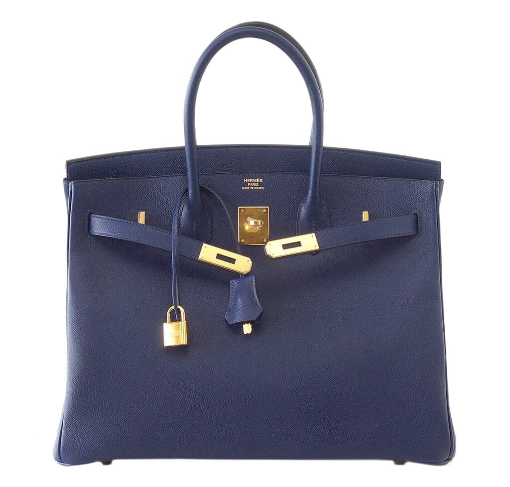 Hermès Birkin 35 Bag Bleu Saphir Epsom Leather