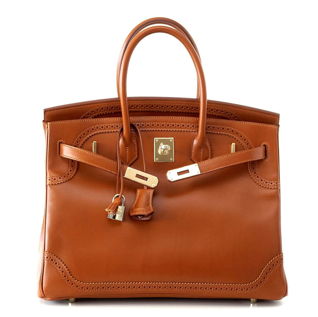 Hermès Ghillies Birkin Fauve 35cm Bag