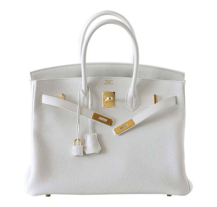 Hermès Birkin 35 Snow White Bag