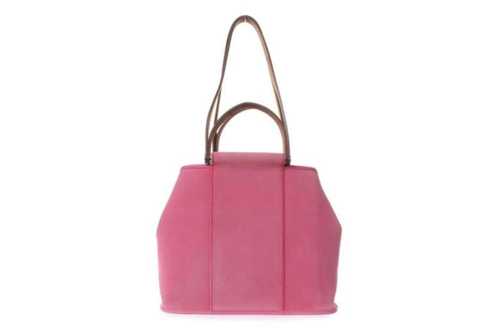 Hermès Cabag Satchel Pink Canvas Tote