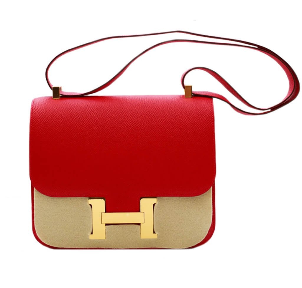 Hermès Constance 24 Bag Rouge Casaque Epsom