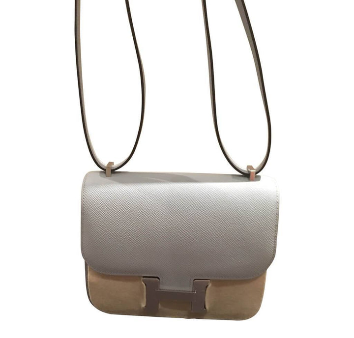 Hermès Constance Mini 18 Bleu Glacier Bag