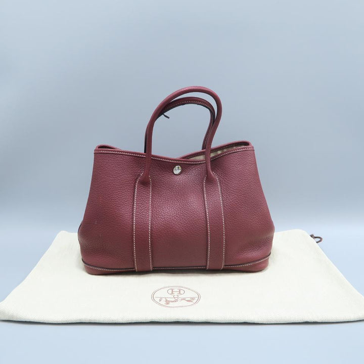 Hermès Garden Party 30 Rufous Togo Tote