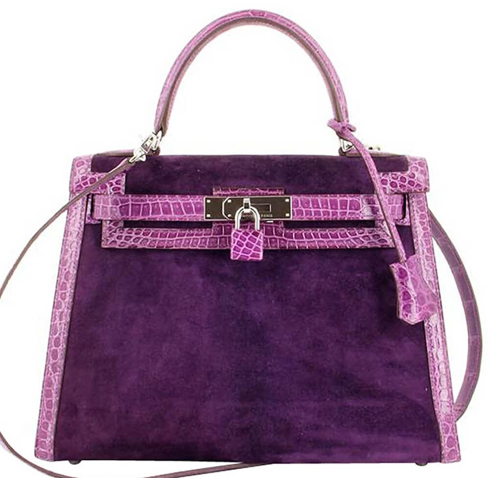 Limited Hermès Crocodile Kelly Doblis Bag