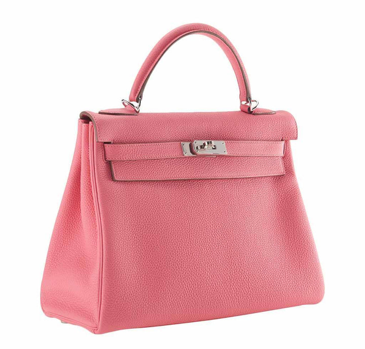 Hermès Kelly 32 Rose Lipstick Togo Bag
