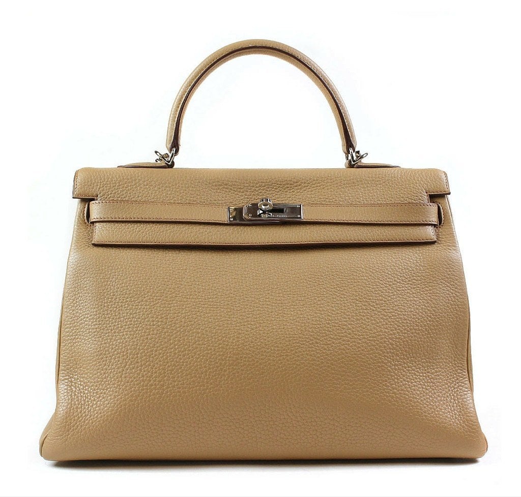 Hermès Kelly 35 Tabac Camel PHW