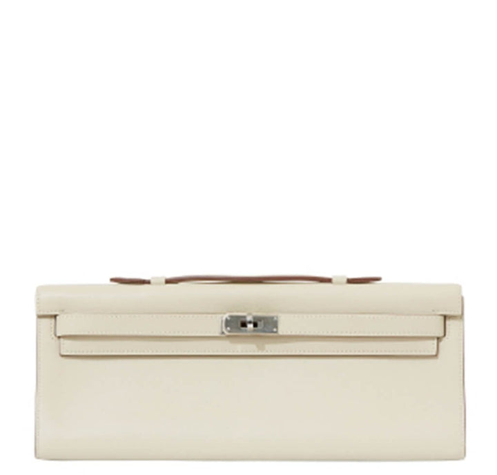 Hermès Kelly Cut Pochette Bag Parchemin