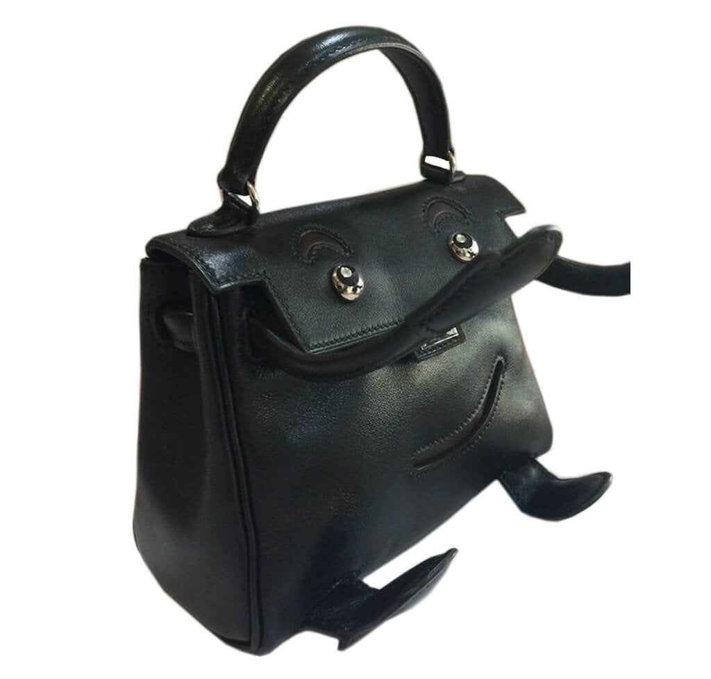 Hermès Idole Kelly Black Gulliver Bag
