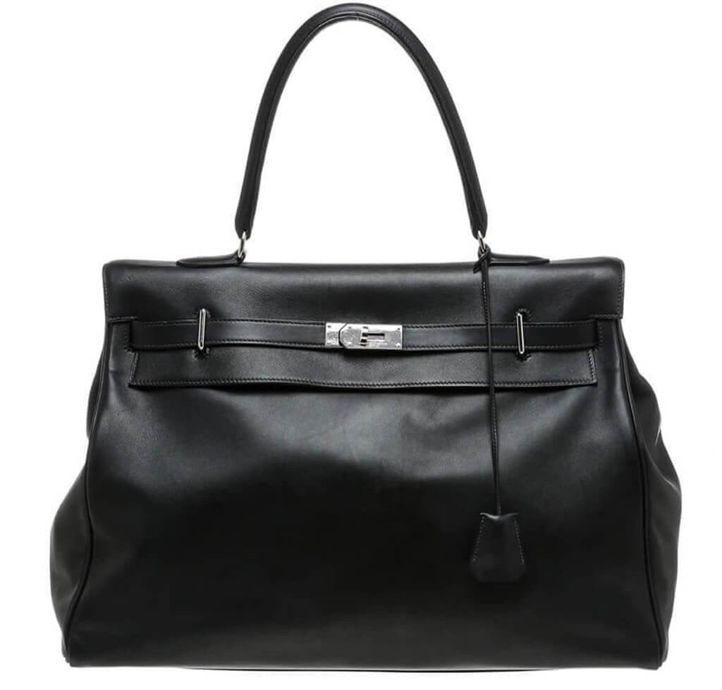 Hermès Relax Travel Bag Kelly 50 Black